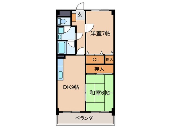 ベルベデレ小木の物件間取画像